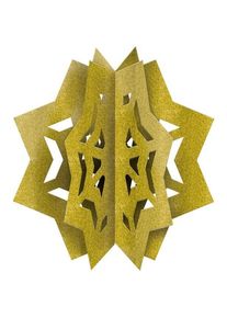 Amscan Décoration étoile scintillante 3D