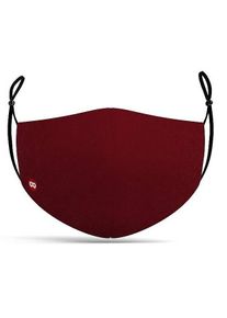 maskworld Maschera naso e bocca rosso vino