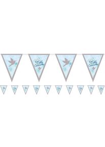 Chaîne de fanion de communion bleue 4m