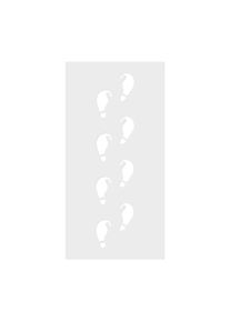 Ginger Ray 2 pochoirs empreintes de lutin de Noël