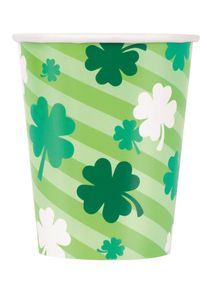 UNIQUE 8 Happy St. Patrick`s Day Pappbecher 266ml