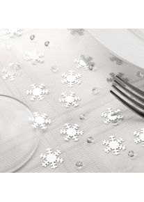 Decorazione con fiocchi di neve e diamanti 28g