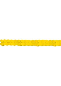 Amscan Guirlande de papier décorative jaune 3.65m