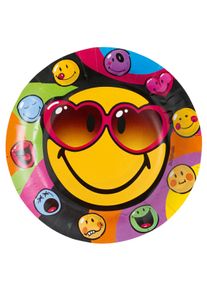 Amscan 8 Fazzoletti per feste Time Smile Express 23cm