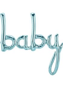 Palloncino foil azzurro ghiaccio 86 cm