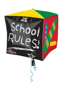 Amscan Glückliche Schultage Cubez Ballon 38 x 38cm