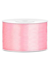 partydeco Ruban satin 25m Skagen rose clair