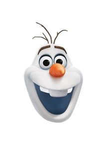 Masque en papier Frozen 2 Olaf