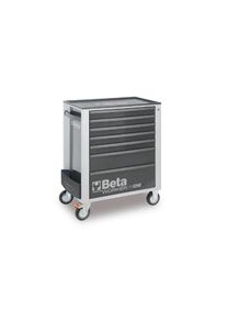 Ackerman Werkstattwagen &raquo;BETA BW 2400S G7 E-S &ndash; BETA&laquo;, grau, Thermokunststoff-Arbeitsplatte