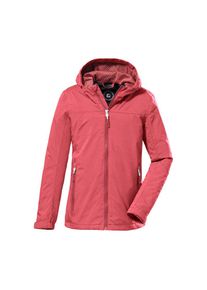 Killtec , Outdoorjacke »KOS 56 GRLS JCKT« , orange , 128 , Funktionsjacke mit regulierbarer Kapuze