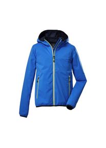 Killtec , Outdoorjacke »KOS 230 BYS JCKT«, Packbare, wasserdichte Kinder Jacke mit Kapuze , blau , 140 , 2-Lagen-Funktionsjacke für Kids mit...