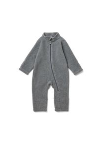 Tchibo - Baby-Fleece-Einteiler - Baby - Gr. 62/68 - dunkelgrau