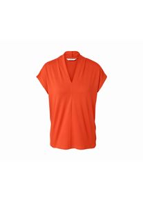 Tchibo - Blusenshirt mit V-Ausschnitt - Damen - Gr. M - orange
