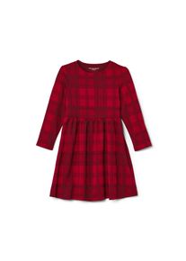 Tchibo - Kinder-Jersey-Kleid - Mädchen - Gr. 98/104 - schwarz/kariert
