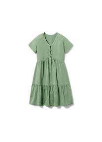 Tchibo - Kinder-Stufenkleid - Gr. 122/128 - grün