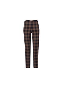 Tchibo - Karierte Stretchhose - Damen - Gr. 40 - schwarz/kariert