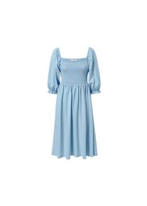 Tchibo - Jerseykleid mit Puff&auml;rmeln - Damen - Gr. L - hellblau