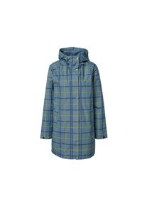 Tchibo - Regenjacke - Damen - Gr. 42 - graublau/kariert