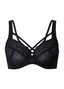 Ulla Popken BH Damen, schwarz, Größe 95