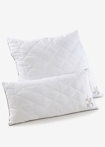 Oreiller microfibre toucher duvet Lys confort moelleux en blanc40x80 cm, bonprix