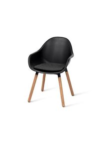 Tchibo - Chaise coque en plastique recyclé - noir
