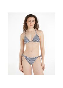 Tommy Hilfiger Swimwear , Bikini-Hose »CHEEKY STRING SIDE TIE PRINT«, in gestreifter Optik , blau , Bikinihose von TOMMY HILFIGER