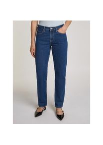 Tommy Hilfiger , Straight-Jeans »CLASSIC STRAIGHT RW« mit Logo-Badge, in Knöchellänge , blau , Gerade geschnittene Straight-Fit Jeans für einen...