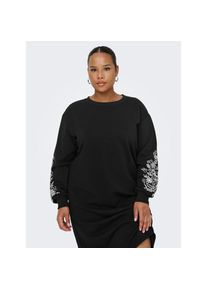 Only CARMAKOMA , Sweatkleid »CARJENNA LS O-NECK SWEAT DRESS SWT« , Sweatshirtkleid von Only CARMAKOMA