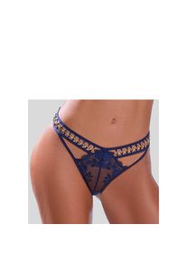 Lascana, Unisex, Lascana Tanga mit Cut-Outs und dekorativen Ringen, sexy Dessous, Reizw&auml;sche, marine, 40/42, Verf&uuml;hrerischer Tanga mit Cut-Outs und 
