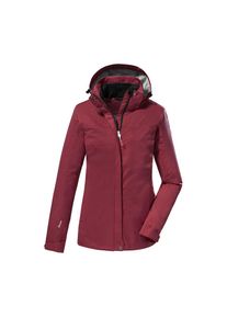 Killtec , Outdoorjacke »KOS 133 KG WMN JCKT«, wasserdichte Funktionsjacke in Kurzgrösse: verkürzte Ärmel u Rumpf , rot , Damen Funktionsjacke in...