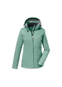 Killtec , Outdoorjacke »KOS 133 KG WMN JCKT«, wasserdichte Funktionsjacke in Kurzgrösse: verkürzte Ärmel u Rumpf , grün , Damen Funktionsjacke in...