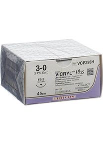 VICRYL PLUS 45cm incolore 3-0 FS-2 36 pièces