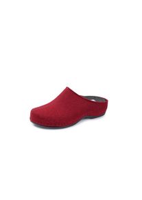 Berkemann Original - Pantoffel Florina, rot, Gr. 39, Wechselfußbett, Wolle
