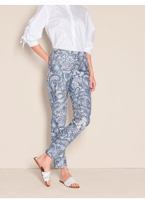 Peter Hahn - Slim Fit-Hose, blau, Gr. 40, Baumwolle