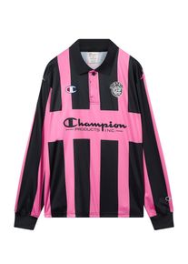 Champion Authentic Athletic Apparel, Hommes T-Shirt, rose clair / noir