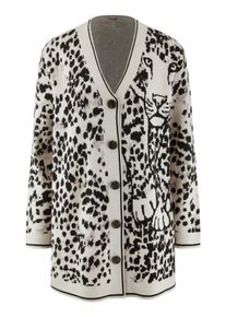 Peter Hahn Basler - Long-Cardigan, beige, Gr. 46, Baumwolle