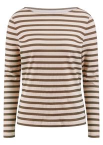 Basler - Ringel-Shirt, ros&eacute;, Gr. 48, Baumwolle