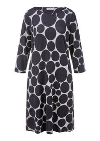 Peter Hahn - Jersey-Kleid mit 3/4-Arm, schwarz, Gr. 40, Viskose