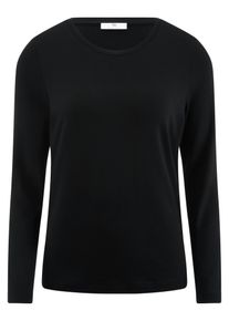 Peter Hahn - Rundhals-Shirt, schwarz, Gr. 44, Viskose