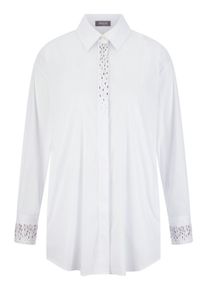 Basler - Long-Bluse, weiss, Gr. 44, Baumwolle