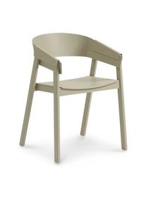 muuto Chaise avec accoudoirs Cover Beige foncé