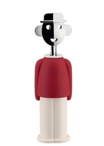 Alessandro M. Korkenzieher rot und weiß Alessi