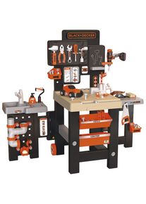 Smoby Spielwerkbank »Black + Decker, Mega Werkbank Center« bunt schwarz/orange