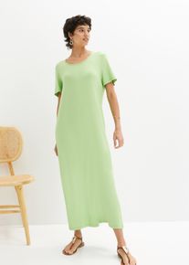 Jerseykleid aus fließendem Viskose-Mix in grün, Grösse 36/38 (S), bonprix