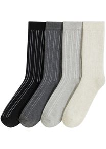 Thermo Socken mit Innenfrottee mit Bio-Baumwolle (4er-Pack)​ in beige, Grösse 43-46, bonprix