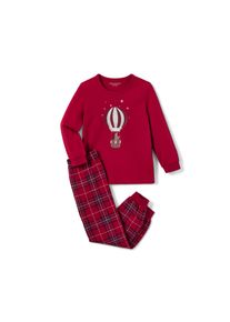 Tchibo - Pyjama pour enfant « ballon » - Unisex - taille: 98/104 - bleu/rouge/à carreaux