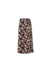 Tchibo - Jupe à imprimé intégral - taille: 40 - beige/marron/fleuri