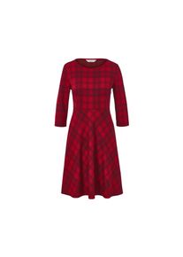 Tchibo - Robe en jacquard à carreaux - taille: M - noir/rouge/à carreaux
