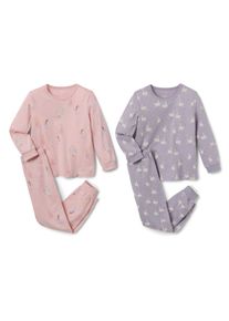 Tchibo - 2 Pyjamas pour enfant - Unisex - taille: 86/92 - bleu/violet/imprimé