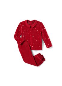 Tchibo - Pyjama en velours pour tout-petit - Filles - taille: 122/128 - rouge